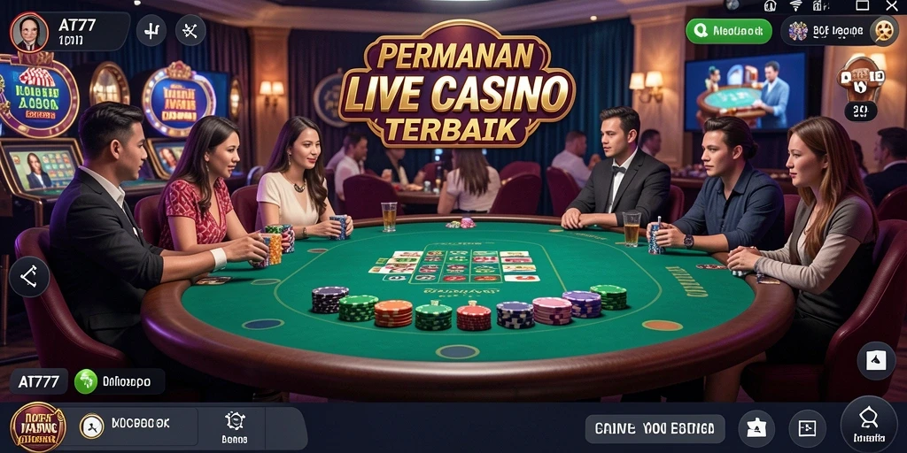 Tampilan gameplay Live Casino yang menarik dan interaktif.