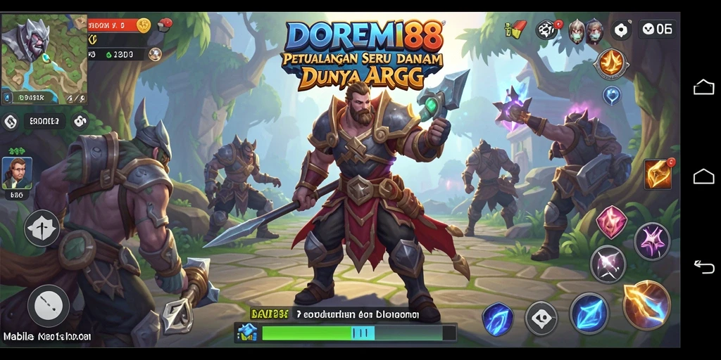 Tampilan gameplay seru dan penuh aksi di DOREMI88