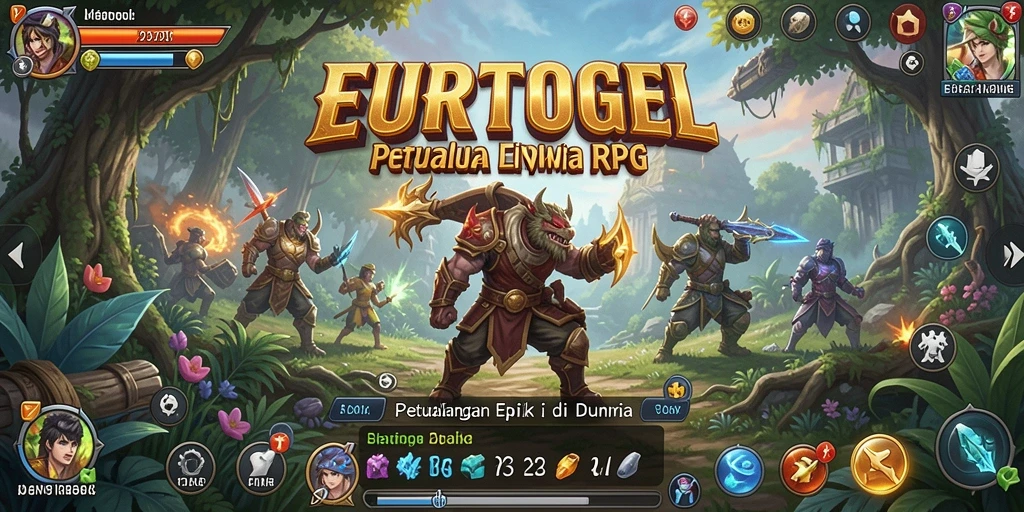 Tampilan gameplay RPG yang seru dan menantang di EUROTOGEL.