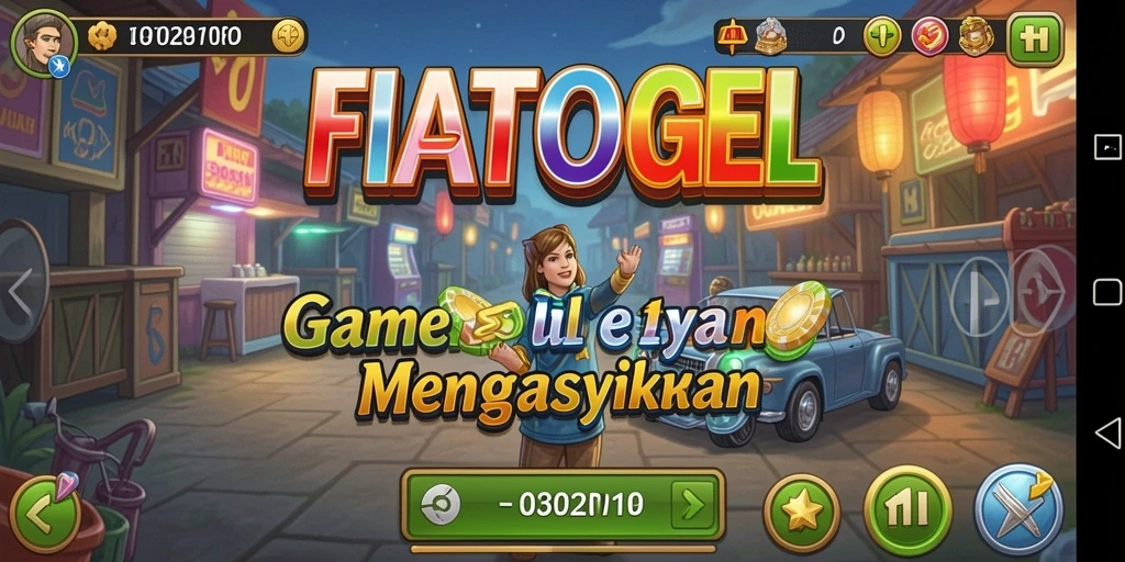 Tampilan menarik saat bermain FIATOGEL dengan mekanisme Idle.