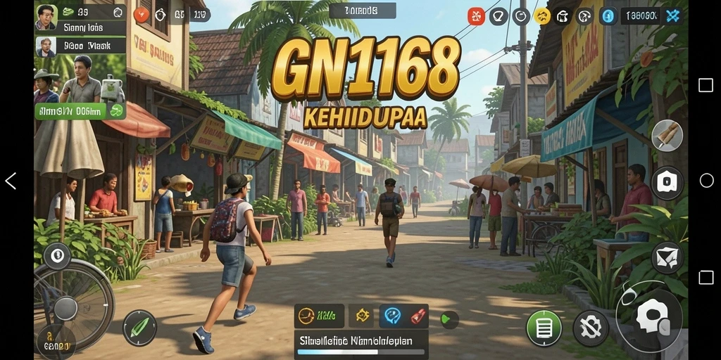 Tampilan utama gameplay GN168 yang menarik dan interaktif.
