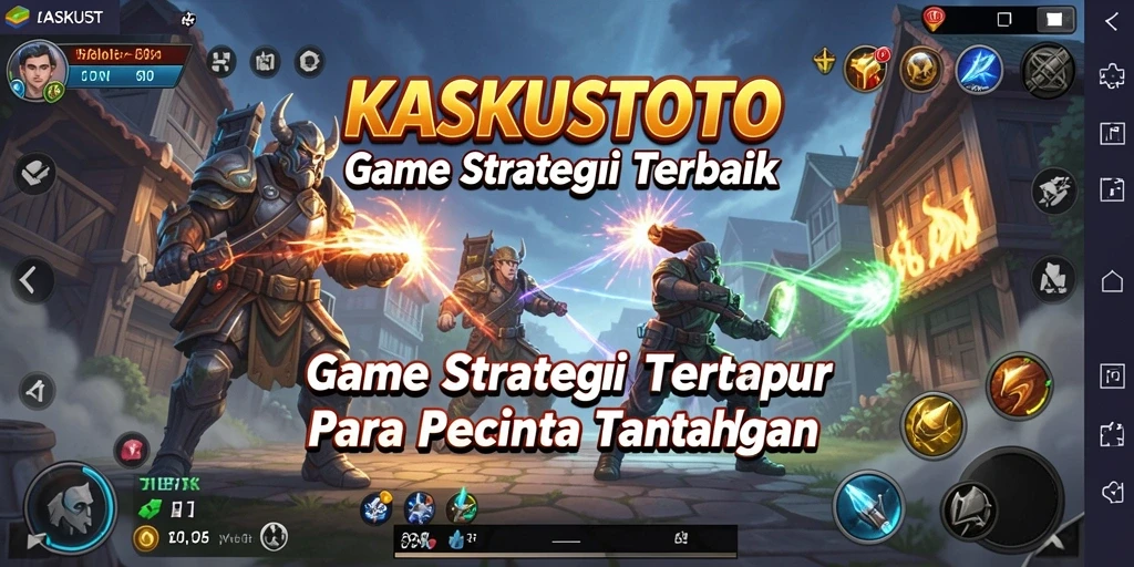 Tampilan menarik dari gameplay strategi KASKUSTOTO.