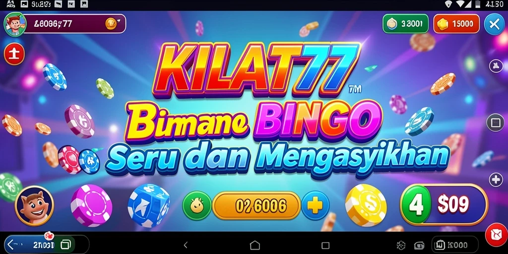 Screenshot utama KILAT77 menampilkan gameplay Bingo yang menarik dan seru.