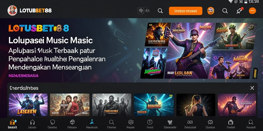 Tampilan menarik dari gameplay LOTUSBET88 dengan musik yang bervariasi.