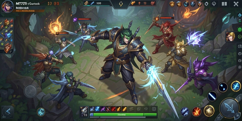 Gameplay seru dengan pertempuran tim di MT777.