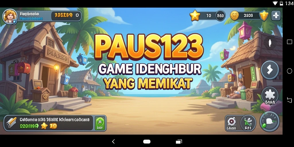Screenshot utama PAUS123 menampilkan gameplay Idle yang menarik.