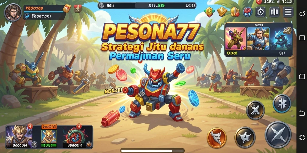 Tampak serunya gameplay PESONA77 yang penuh strategi.