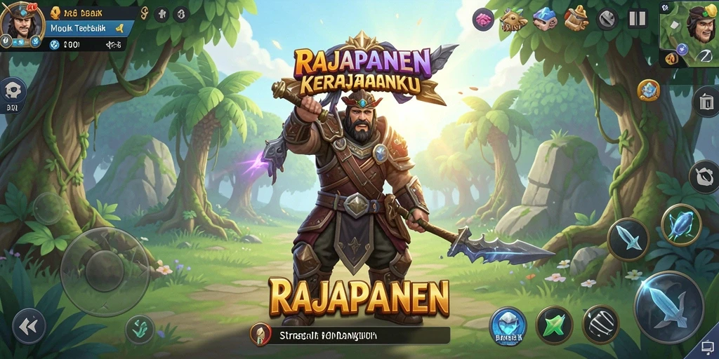 Tampilan screenshot RAJAPANEN menunjukkan aksi pertempuran yang menarik di dalam gameplay.