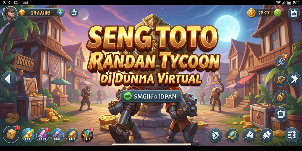 Screenshot gameplay SENGTOTO menunjukkan keseruan dalam mengembangkan bisnis.