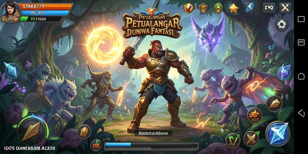Tangkapan layar gameplay ARPG penuh aksi dan petualangan.