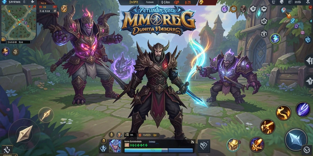 Screenshot gameplay SVIP2 dengan aksi petualangan seru dalam MMORPG.
