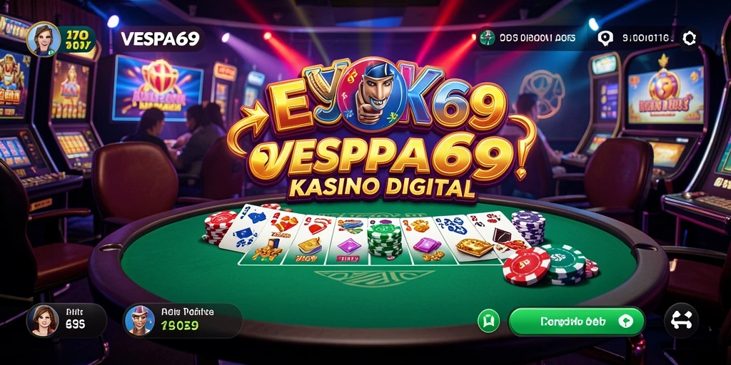 Tampilan gameplay menarik dari VESPA69 dengan berbagai permainan Kasino.