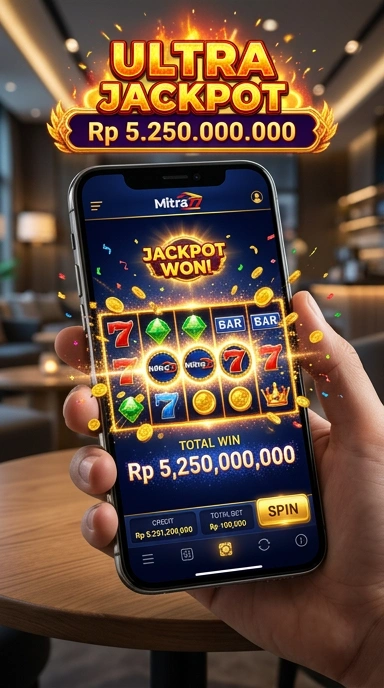 Tampilan antarmuka aplikasi mitra77 yang user-friendly.